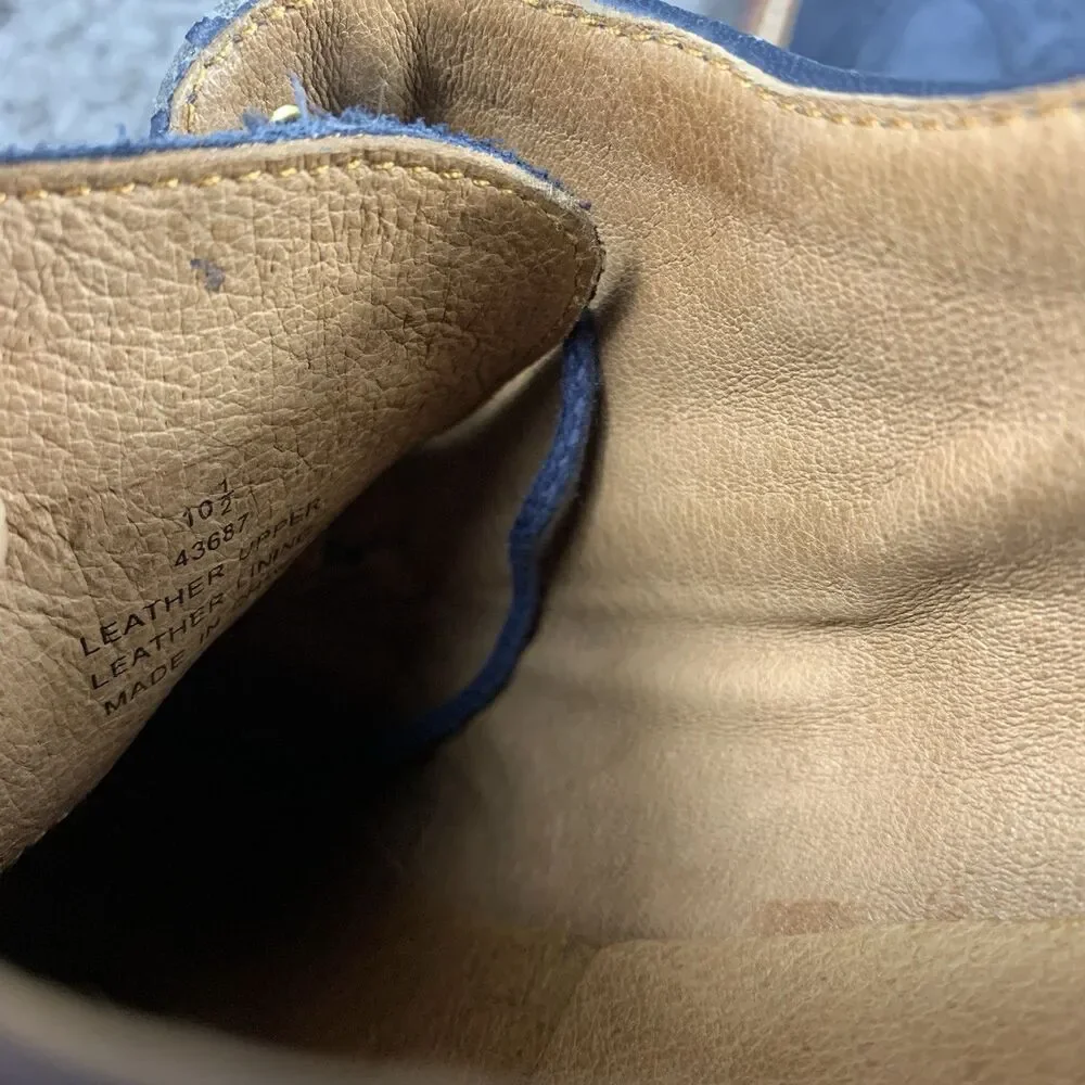 J.Crew Kenton Wingtip Oxford Shoes, Men’s Size 10.5 – Navy Suede